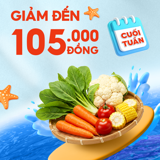 Chợ Sale Cuối Tuần Giảm Đến 105.000Đ