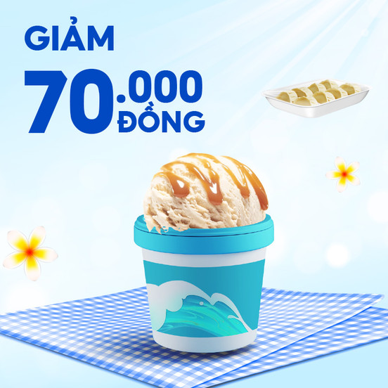 Đồ đông lạnh & Kem Giảm 70.000Đ
