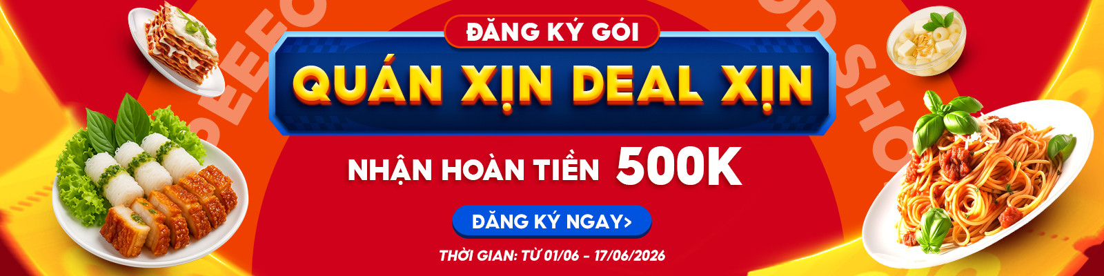 Siêu deal khai tiệc