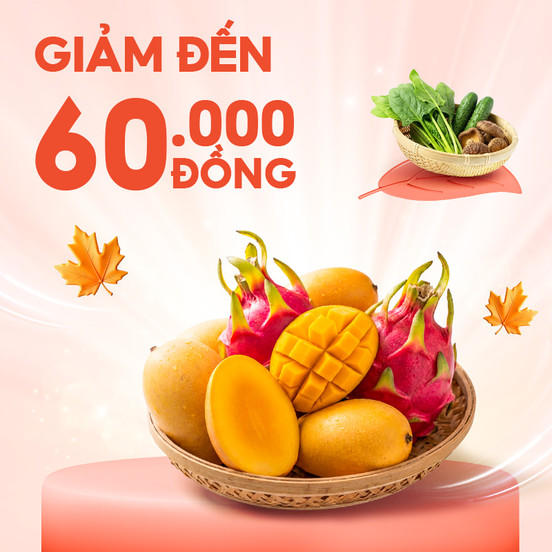 Rau Củ Quả Tươi Giảm Đến 60.000Đ