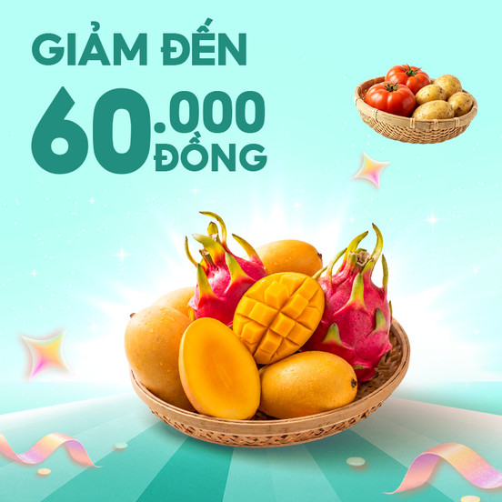 Rau Củ Quả Tươi Giảm Đến 60.000Đ