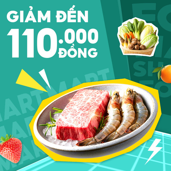 Chợ Tươi Đầy Đủ Giảm đến 110.000Đ