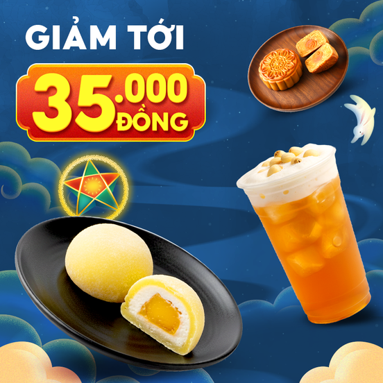 Trà Bánh Đoàn Viên, Giảm 35.000Đ