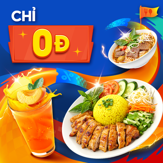 Đại Tiệc Món Ngon Chỉ 0Đ