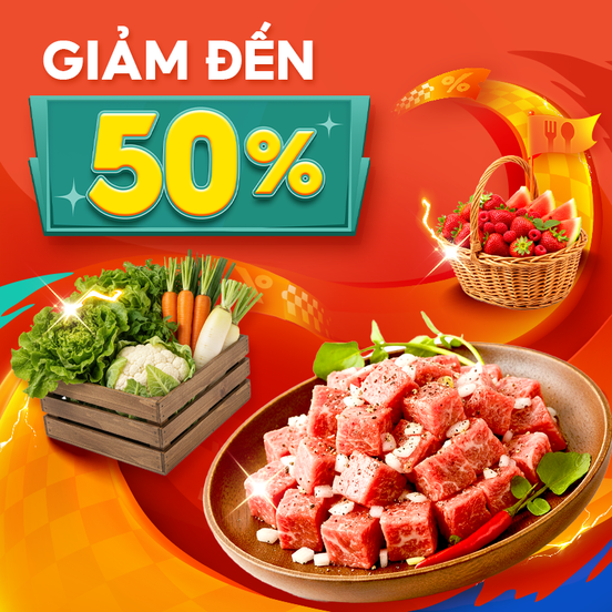 Chợ Tươi Sale Đủ Món Giảm Đến 50%