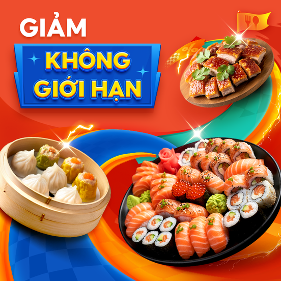 Ăn Thả Ga, Giảm Không Giới Hạn