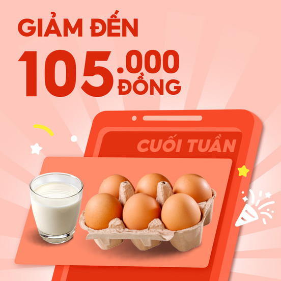 Chợ Sale Cuối Tuần Giảm Đến 105.000Đ