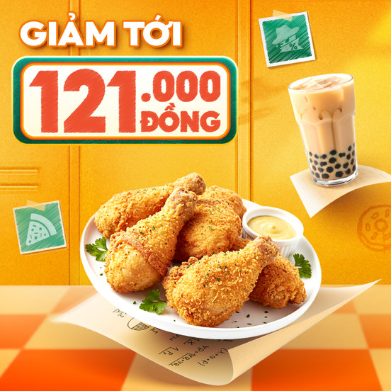Siêu Deal Giảm tới 121.000Đ