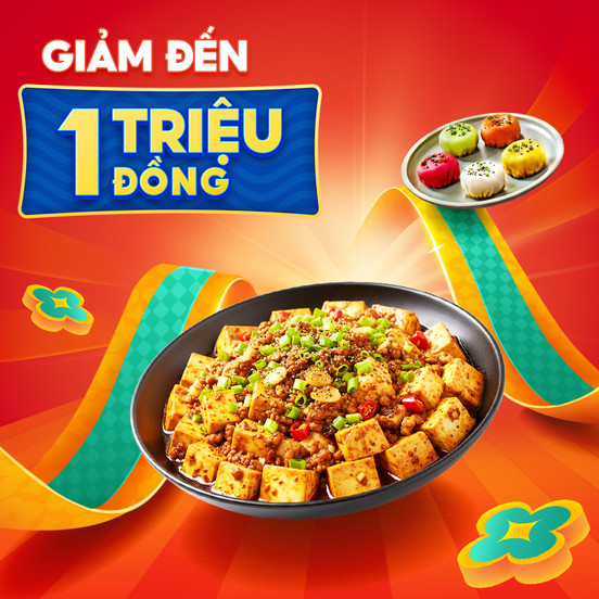 Chiêu Đãi Tiệc To, Giảm Đến 1.000.000Đ