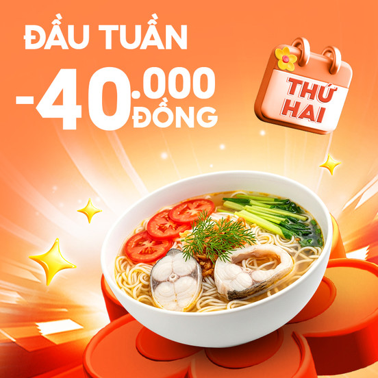 Thứ 2 Đầu Tuần, Giảm Tới 40.000Đ