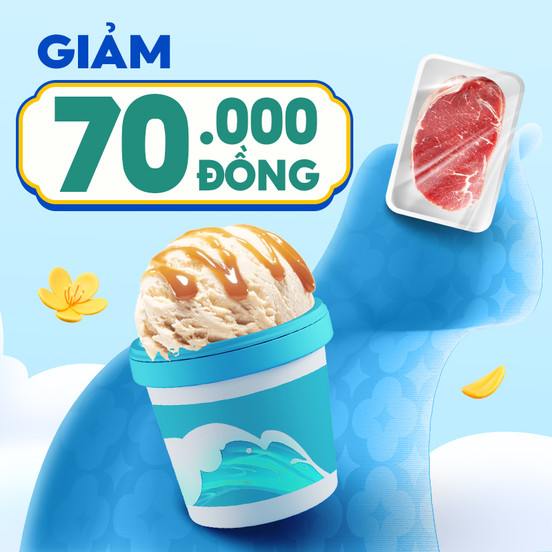 Đồ Đông Lạnh & Kem Giảm 70.000Đ