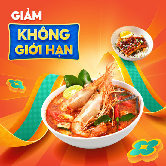Ăn Thả Ga, Giảm Không Giới Hạn