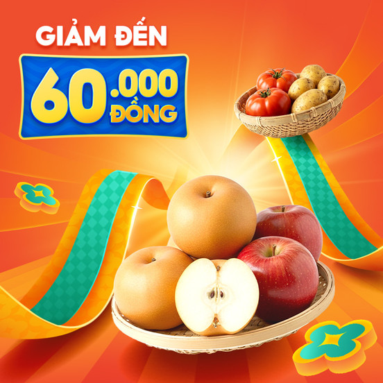 Rau Củ Quả Tươi Giảm Đến 60.000Đ