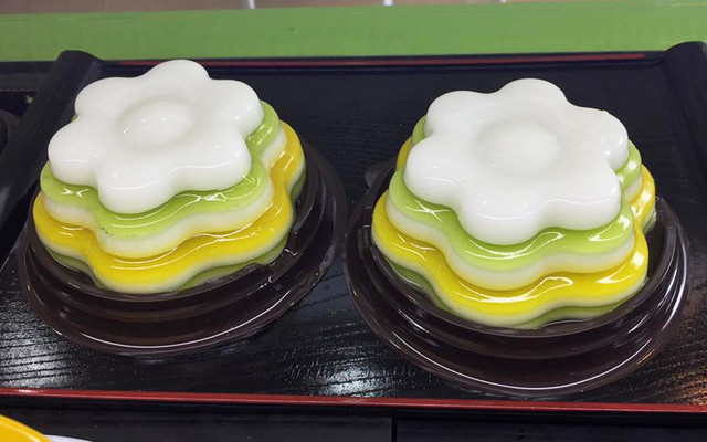 Rainbow Jelly Cake - Thạch Rau Câu & Đồ Ăn Vặt