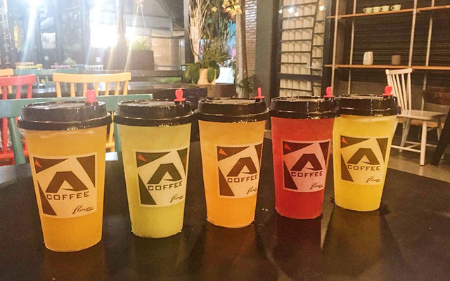 A Coffee And Flower Garden