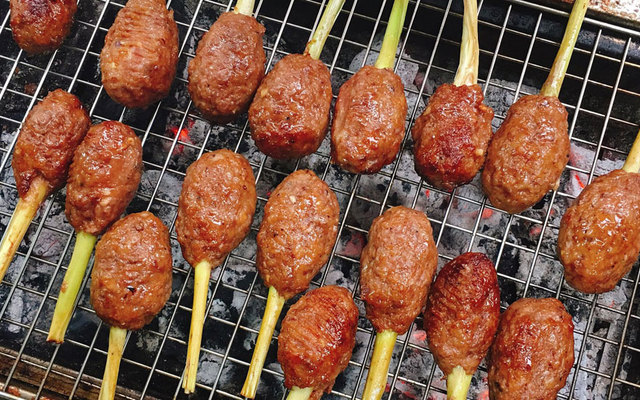 Nem Bò Nướng Sả - Hồ Thị Kỷ