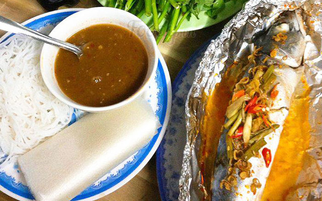 Cá Nục Cuốn Bánh Tráng - Bé Nâu