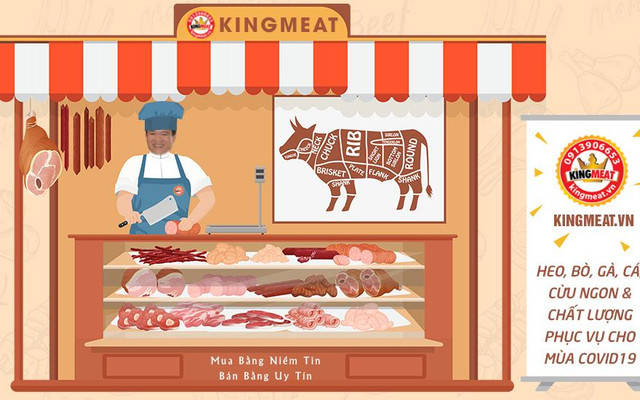 KingMeat - Bò, Bê, Cừu Nhập Khẩu - Trần Quốc Toản