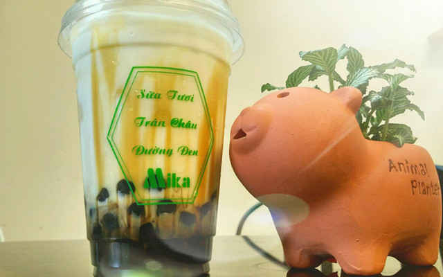 Sữa Tươi Trân Châu Đường Đen Mika