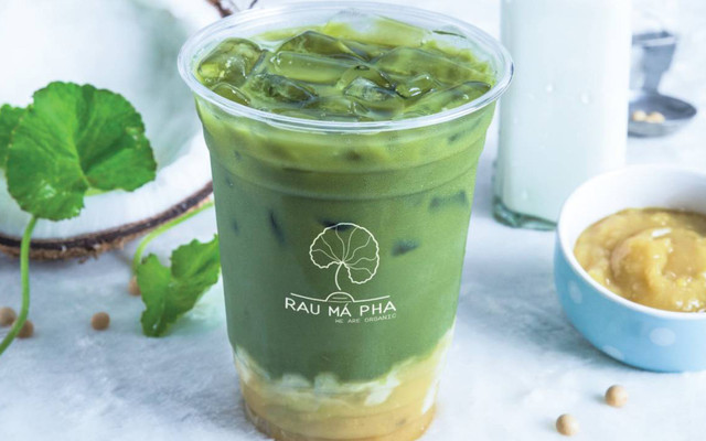 Rau Má Pha - Sữa Dừa Nhật Bản