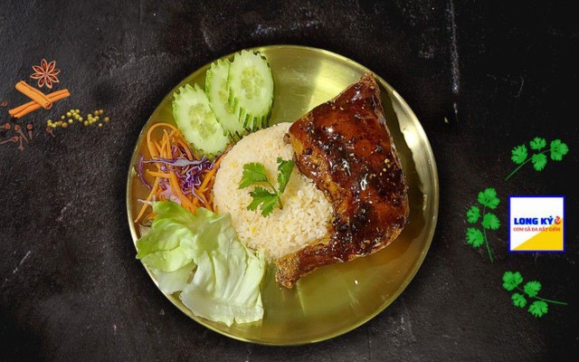 Long Ký - Cơm Gà Da Rất Giòn