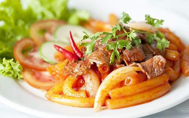 Quán Ăn Tisu - Nui & Mì Xào Bò - Shop Online