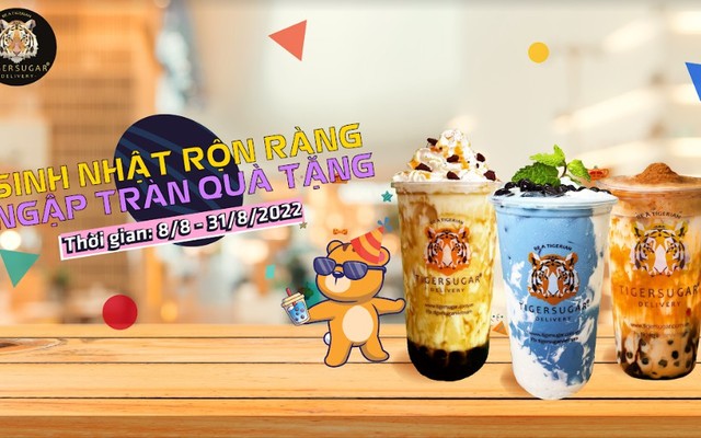 Trà Sữa Tiger Sugar Delivery - Đường Nâu Sữa Đài Loan - Láng Hạ