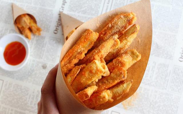 Bé Ba - Khoai Tây, Khoai Lang Lắc Phô Mai, Gà Rán & Chuối Chiên