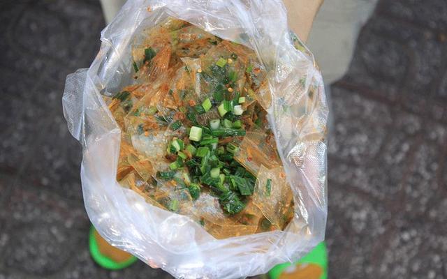 Trái Xoài - Bánh Tráng Dẻo Mỡ Hành - Đường 3/2