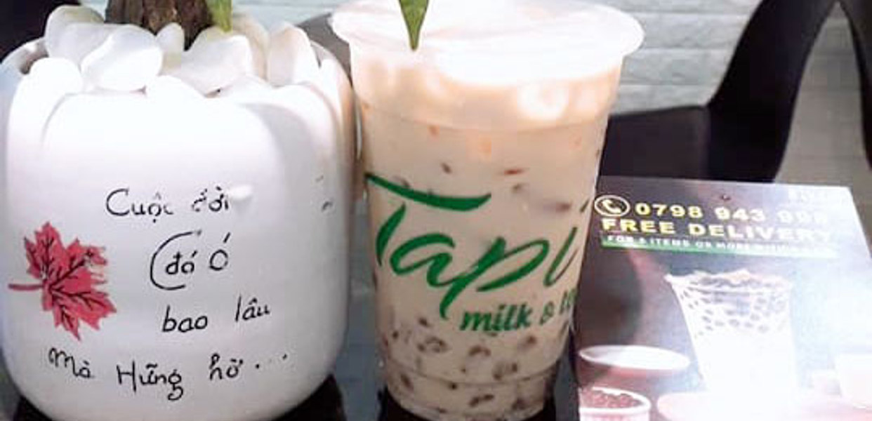 LY TRÀ SỮA TRÂN CHÂU ĐEN HẤP DẪN VỚI LỚP KEM BÉO NGẬY