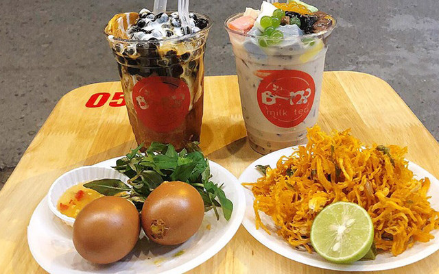 Trứng gà nướng Phương Anh - Trà sữa chai