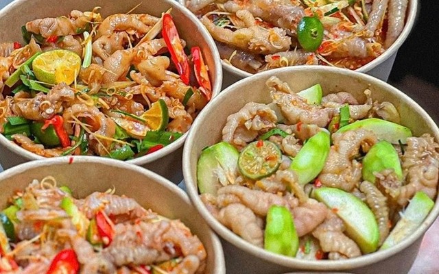 Chân Gà Thuý Vi - Chân Gà Sả Tắc, Xào Cay & Hấp Hành