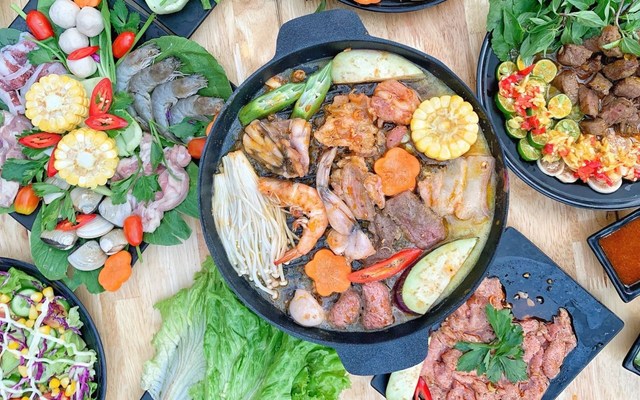 Cơm trưa - Lẩu Nướng Rammus - Lê Đình Lý