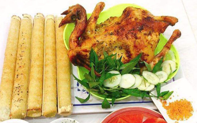 Gà Ta Nướng & Cơm Lam Tây Nguyên