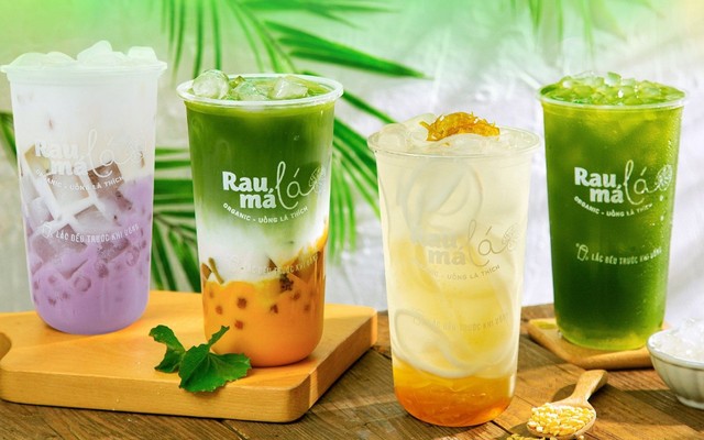 Rau Má Lá - Nước Dừa & Sữa Đậu Nành - Đội Cấn