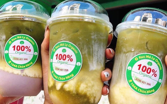 Rau Má Ly Organic - Trại Lẻ