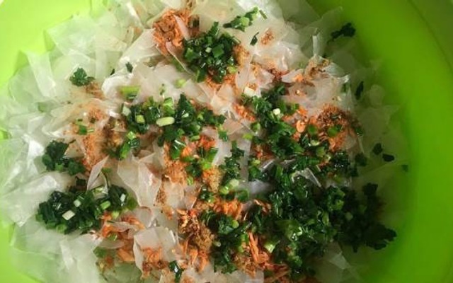 Thị Mẹc - Bánh Tráng Dẻo Trộn Mỡ Hành