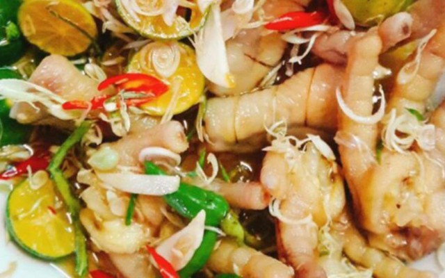 Ăn Vặt Nhà Khoai - Chân Gà Ngâm Sả Tắc - Shop Online