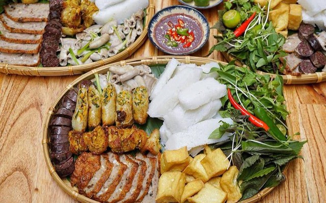 Bún Đậu Mắm Tôm Nấm Lùn