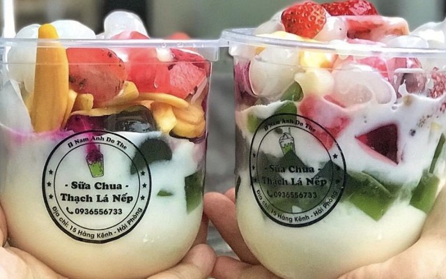 Sữa Chua Thạch Lá Nếp