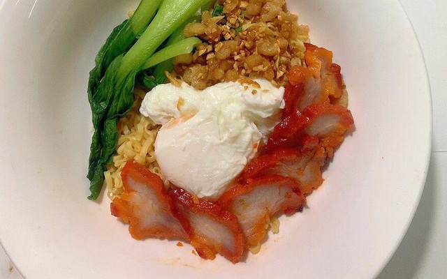 Mì Trộn Tóp Mỡ - 豬油渣麵 - Dương Đình Nghệ