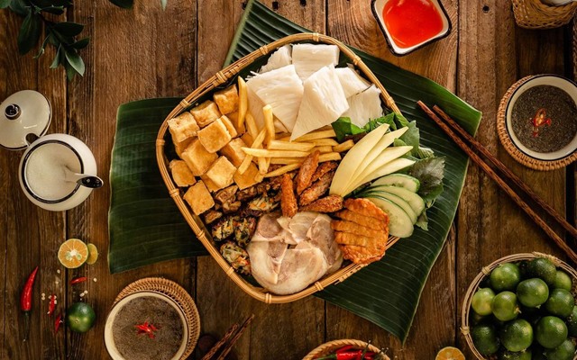 Bún Đậu Mắm Tôm Xoài