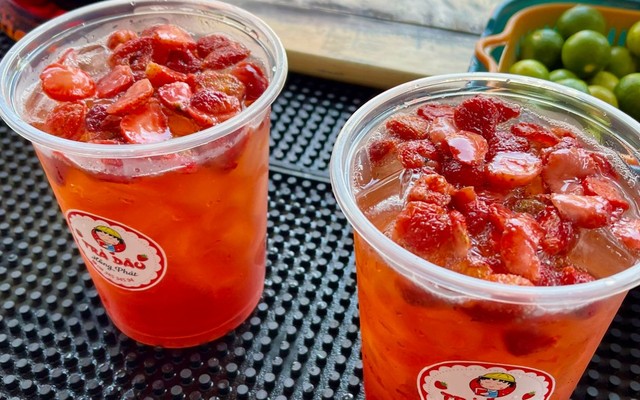 Trà Dâu Hồng Phát - Ba Cu