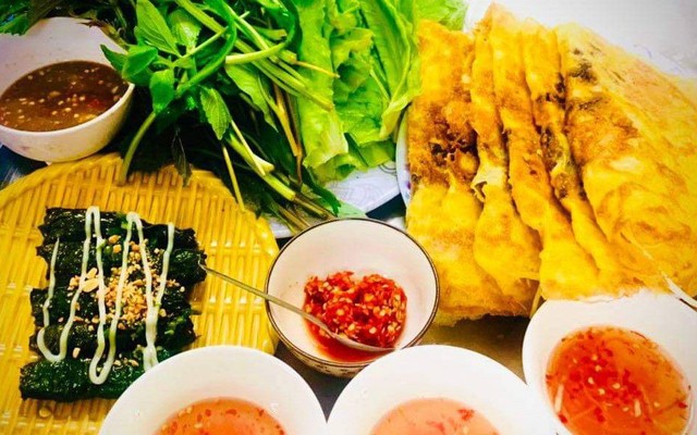 Bánh Xèo Giòn Giòn - Bò Nướng Lá Lốt Mỡ Chài