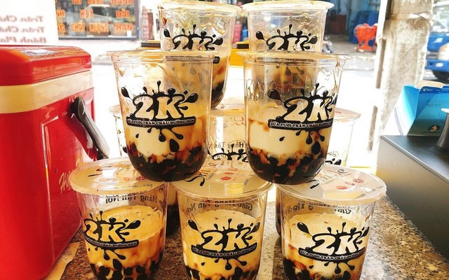 Sữa Tươi Trân Châu Đường Đen 2K - Khu Phố 3