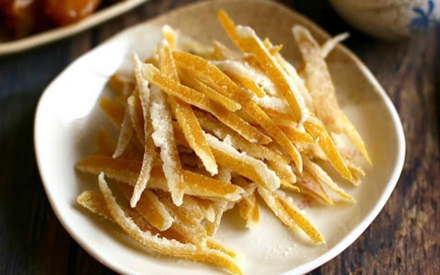 Mứt Vỏ Bưởi Sấy Dẻo Nông Lâm Food