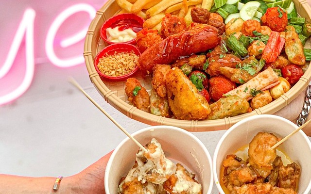 Xiên Que Trộn & Nem Chua Rán Hà Nội - Xô Viết Nghệ Tĩnh