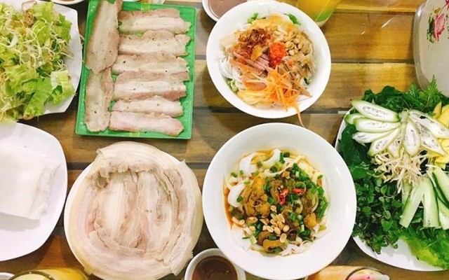 Bún Mắm Nêm Huế - Bánh Tráng Thịt Heo