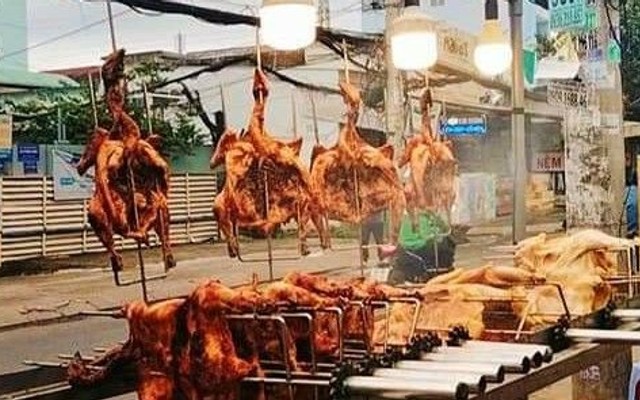 Gà Nướng Lá Chanh - An Dương Vương