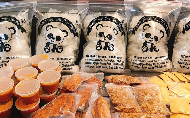 Bánh Tráng Muối Nhuyễn Chú Gấu Nhỏ - Bánh Tráng Túi Zip - Tôn Thất Thuyết